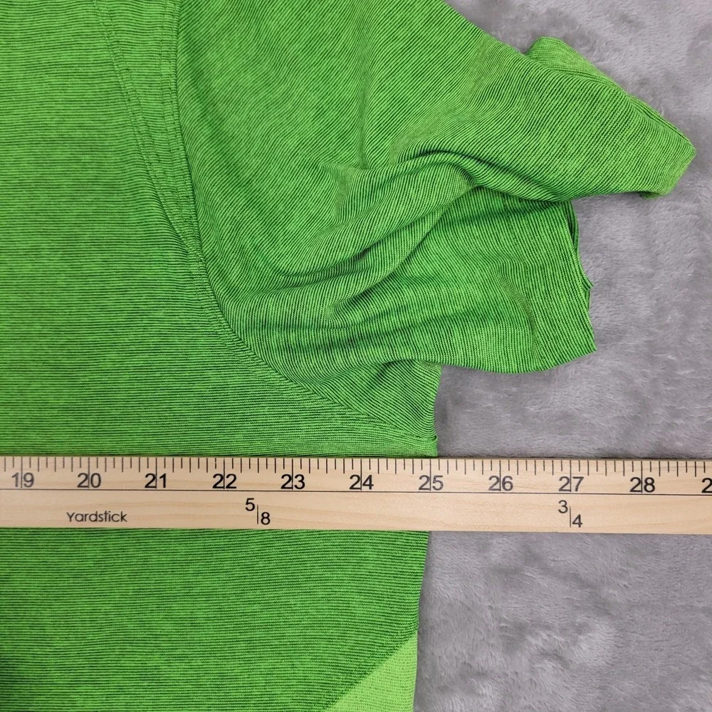 The North Face FlashDry Men's XL 1/4 Zip Short Sleeve Green Heather Polo Shirt